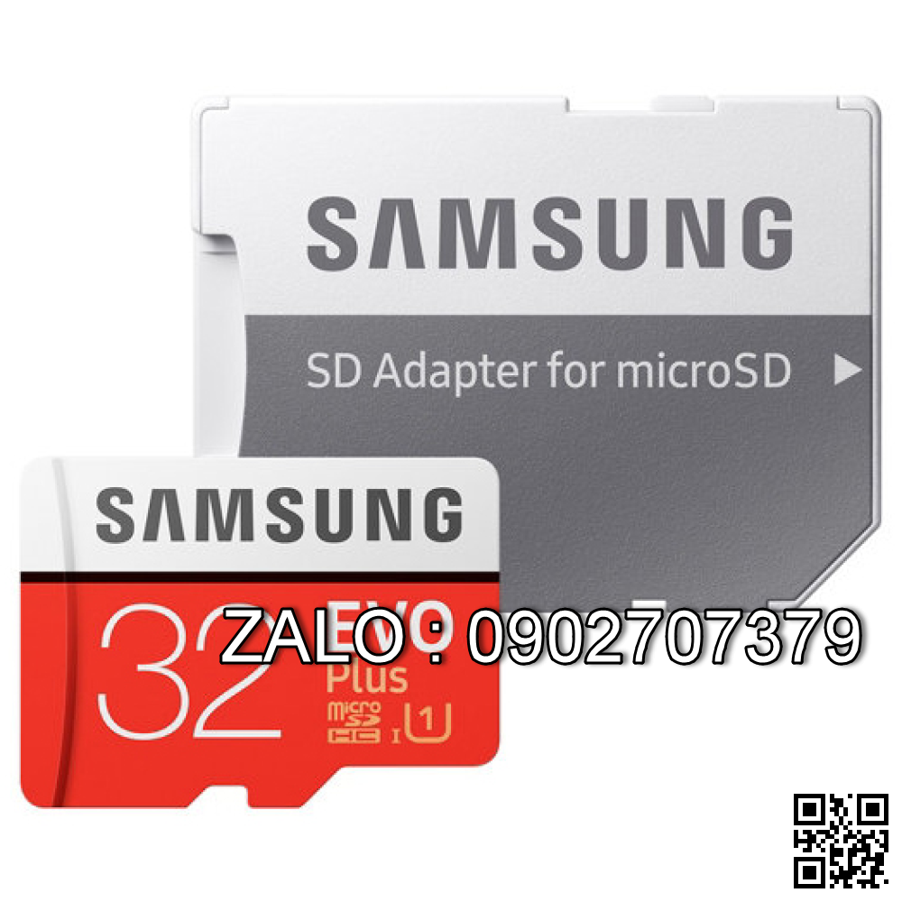 Thẻ Nhớ MicroSD 32G Samsung Evo Plus Class 10 Box 95Mbps