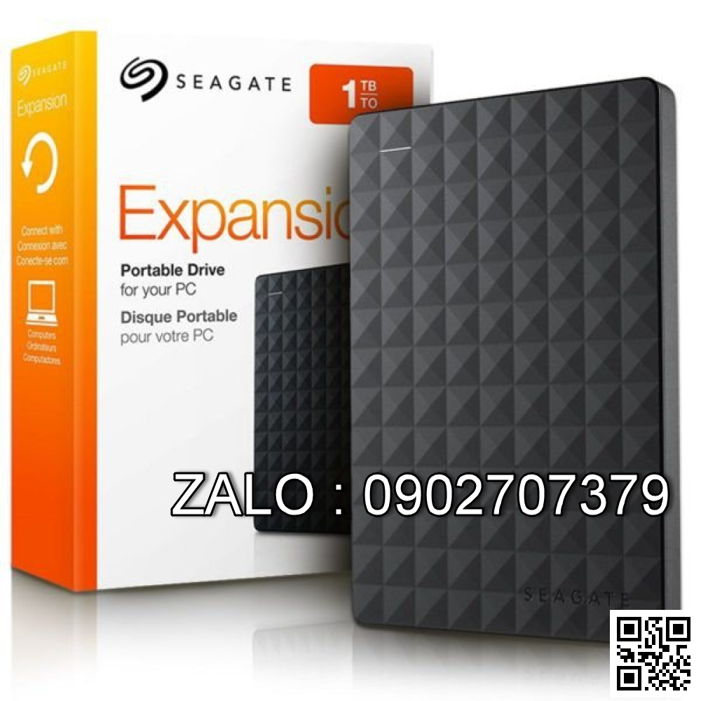 Box HDD SEAGATE 1TB EXPANSION 2.5” USB 3.0 Công Ty