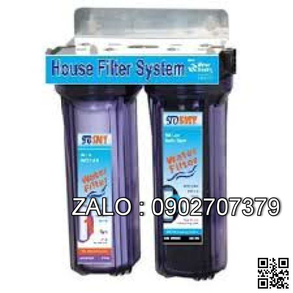 Cột lọc thô 2 cấp 10 inch có lõi