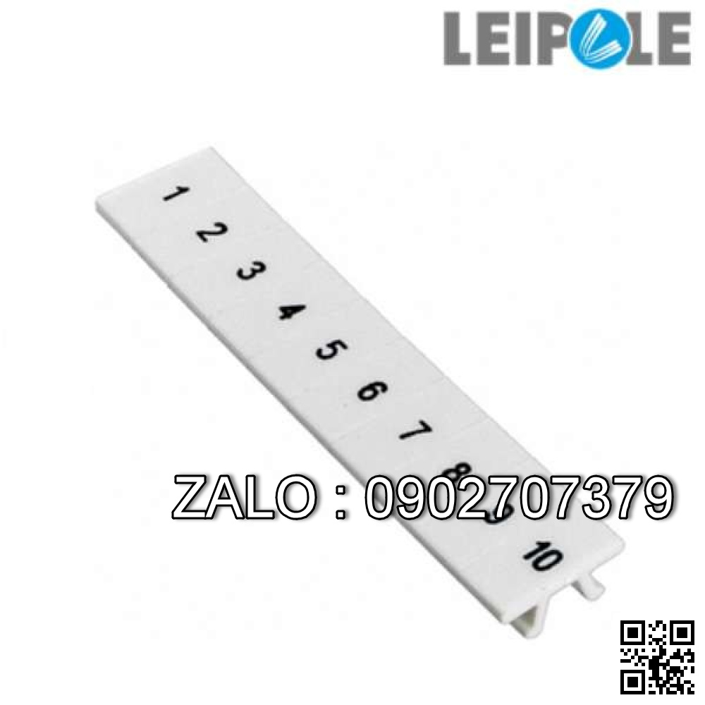 Thanh ghi nhãn đánh số Leipole ZB10-1-10
