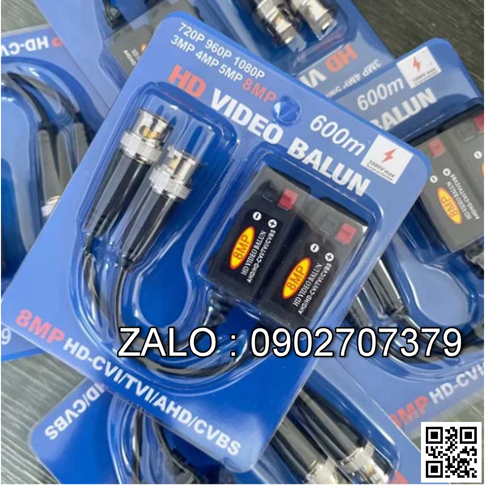 Balun Camera Full HD - 8Mp (Loại Gài)