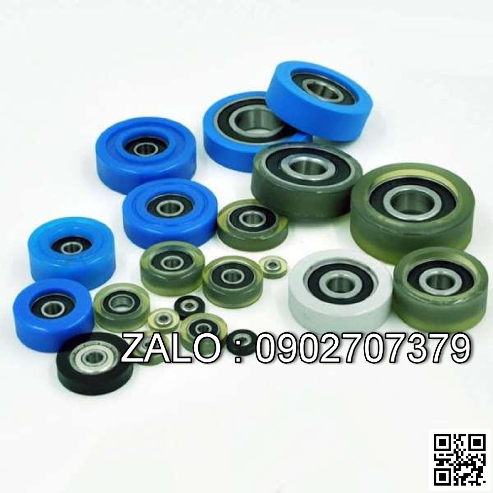 Vòng Bi Bọc Nhựa PU Trục Phi Ø6