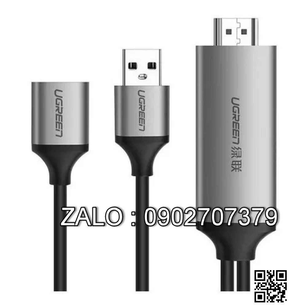 Cable HDMI ---> Usb Đa Năng (TypeC, Lightning, Androi)