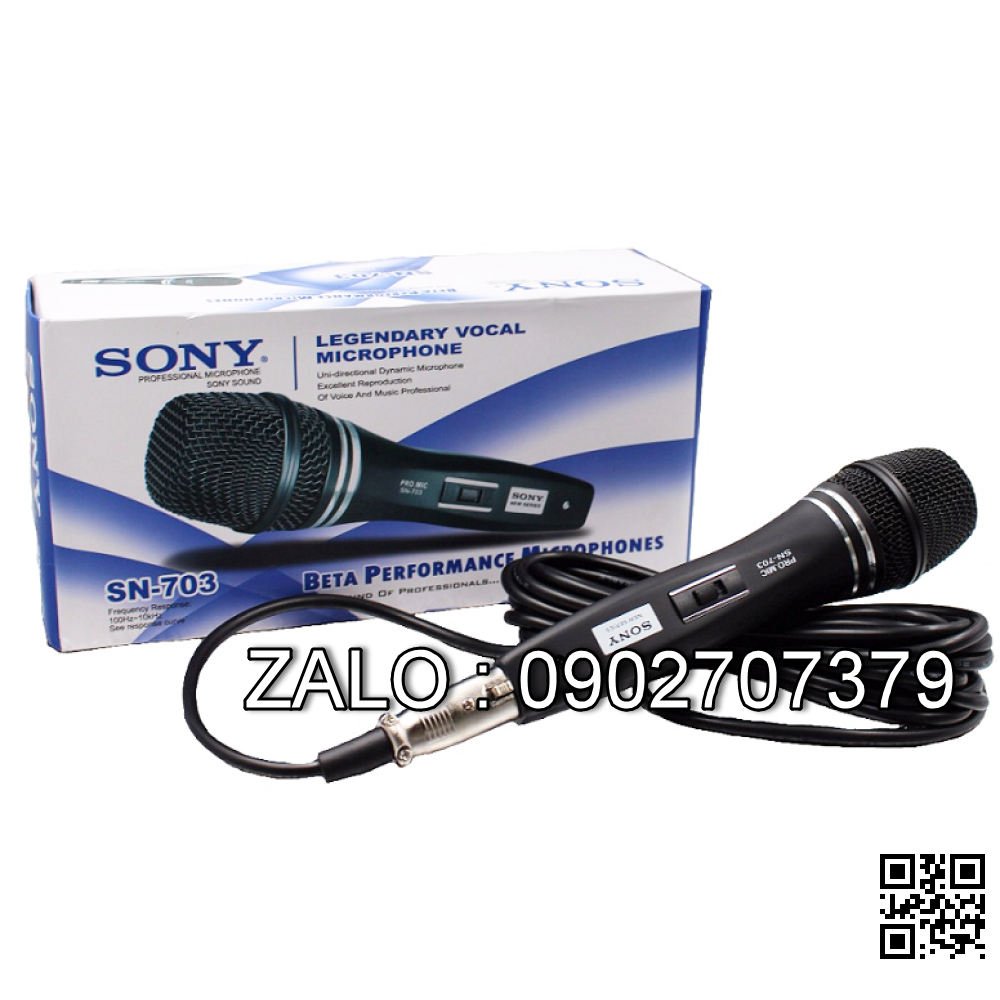 Mic Có Dây Sony SN703 (Karaoke)