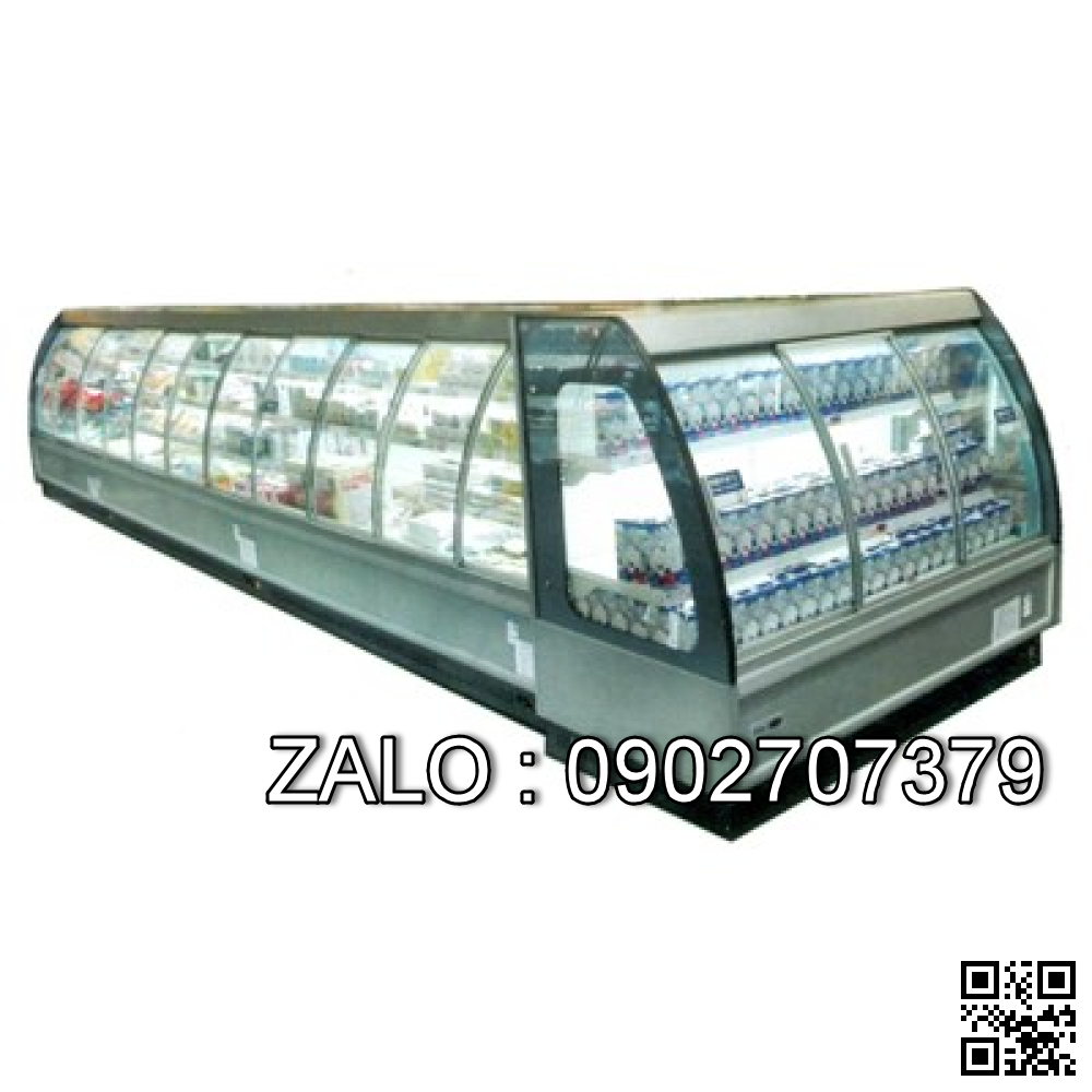 QUẦY MÁT TRƯNG BÀY SIÊU THỊ CỬA LÙA CARRIER AMND25155-SD