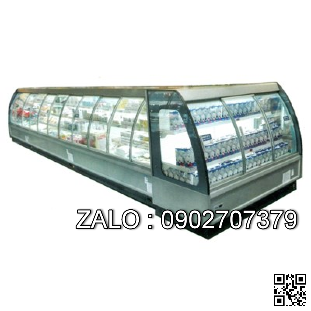 QUẦY MÁT TRƯNG BÀY SIÊU THỊ CỬA LÙA CARRIER AMND18155-SD