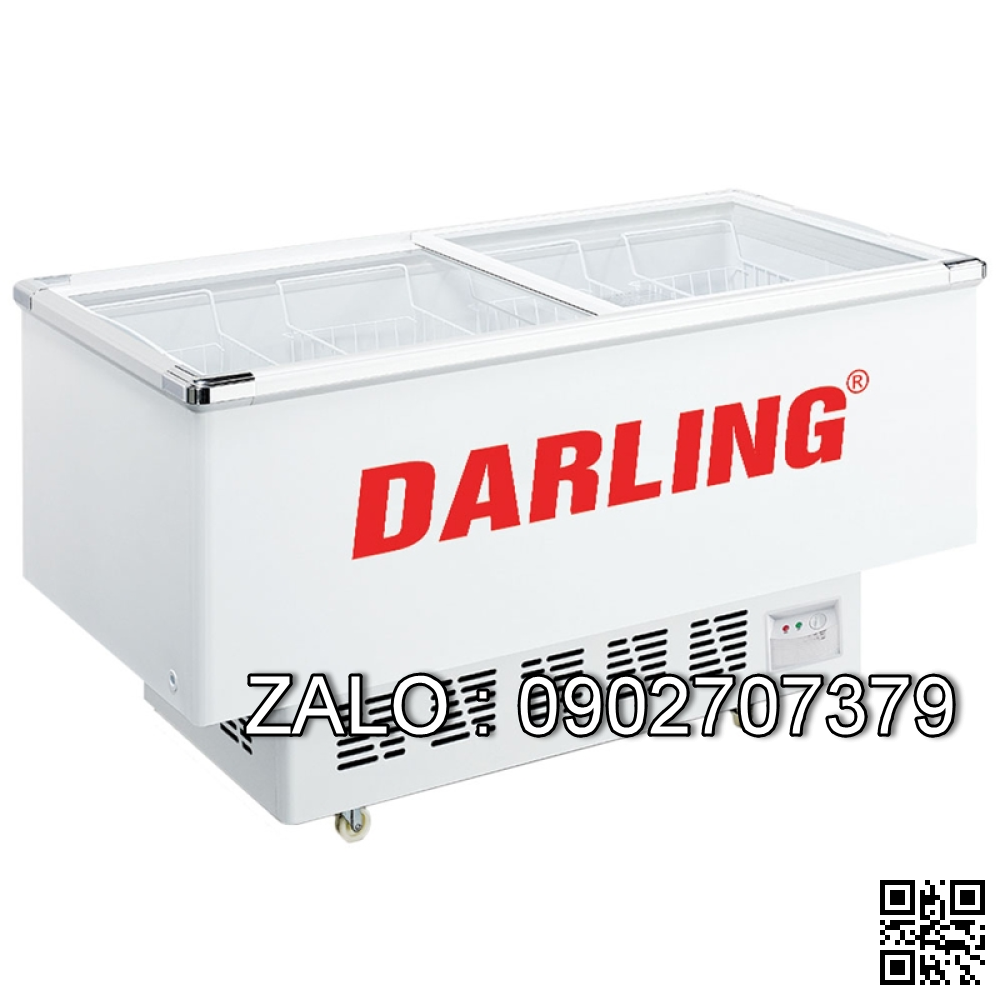 Tủ đông siêu thị kính ngang Darling DMF-490SD
