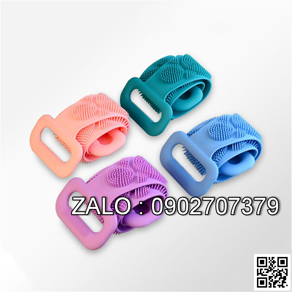 Đai Tắm Chà Lưng Silicon