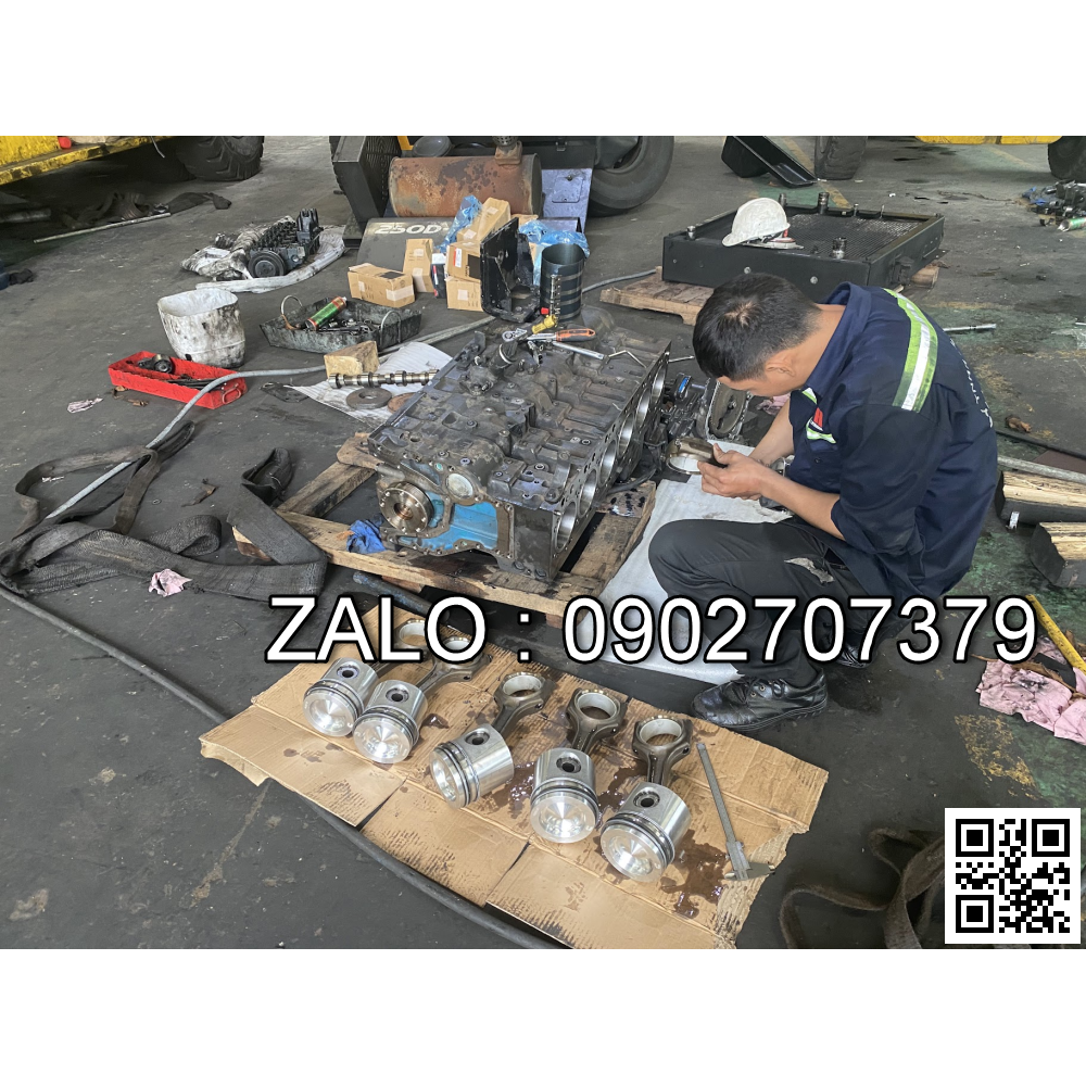 Sửa chữa xe nâng điện đứng lái 2.5 tấn Doosan
