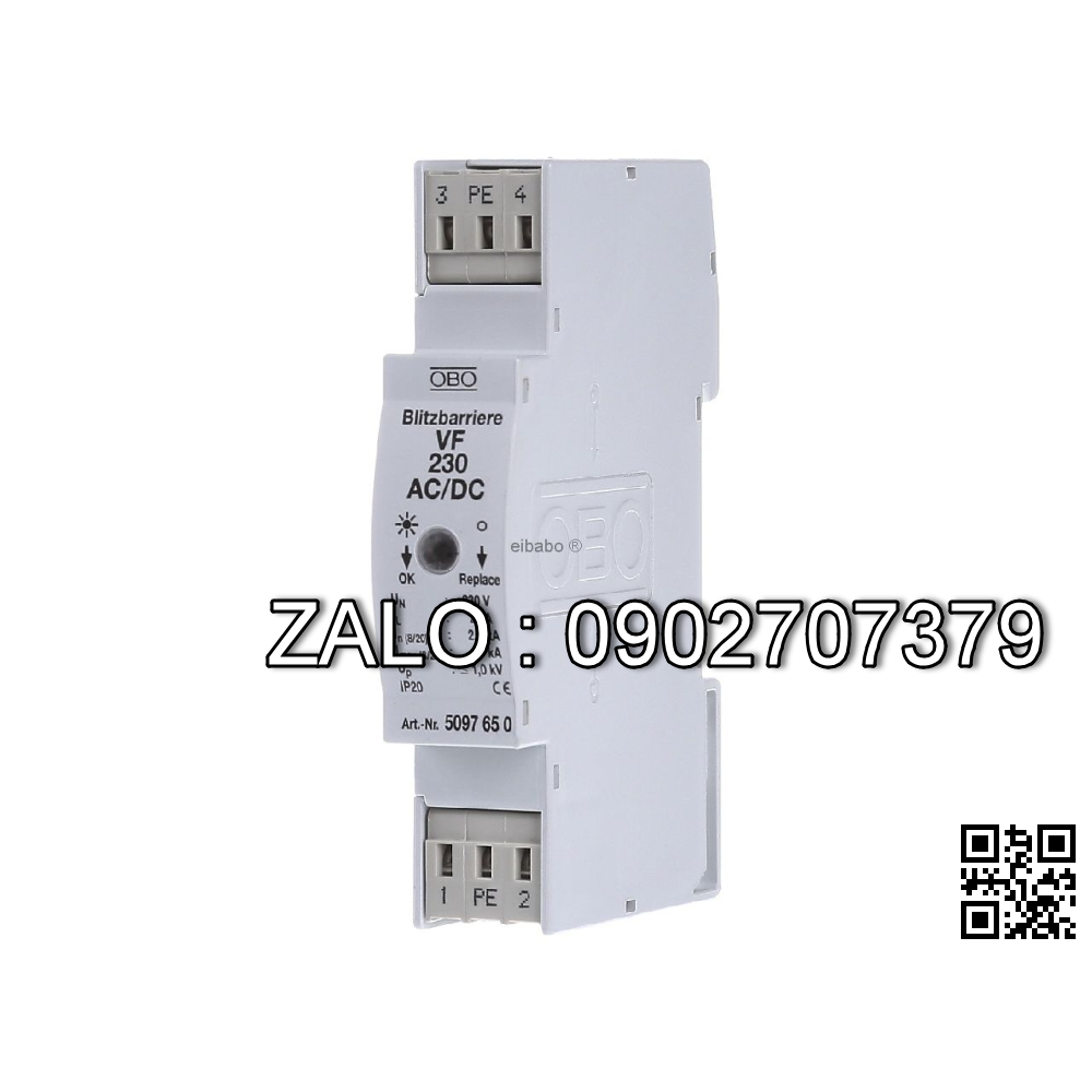 VF12-AC/DC (13.5VAC/18VDC, 0.7kA) OBO 5097453