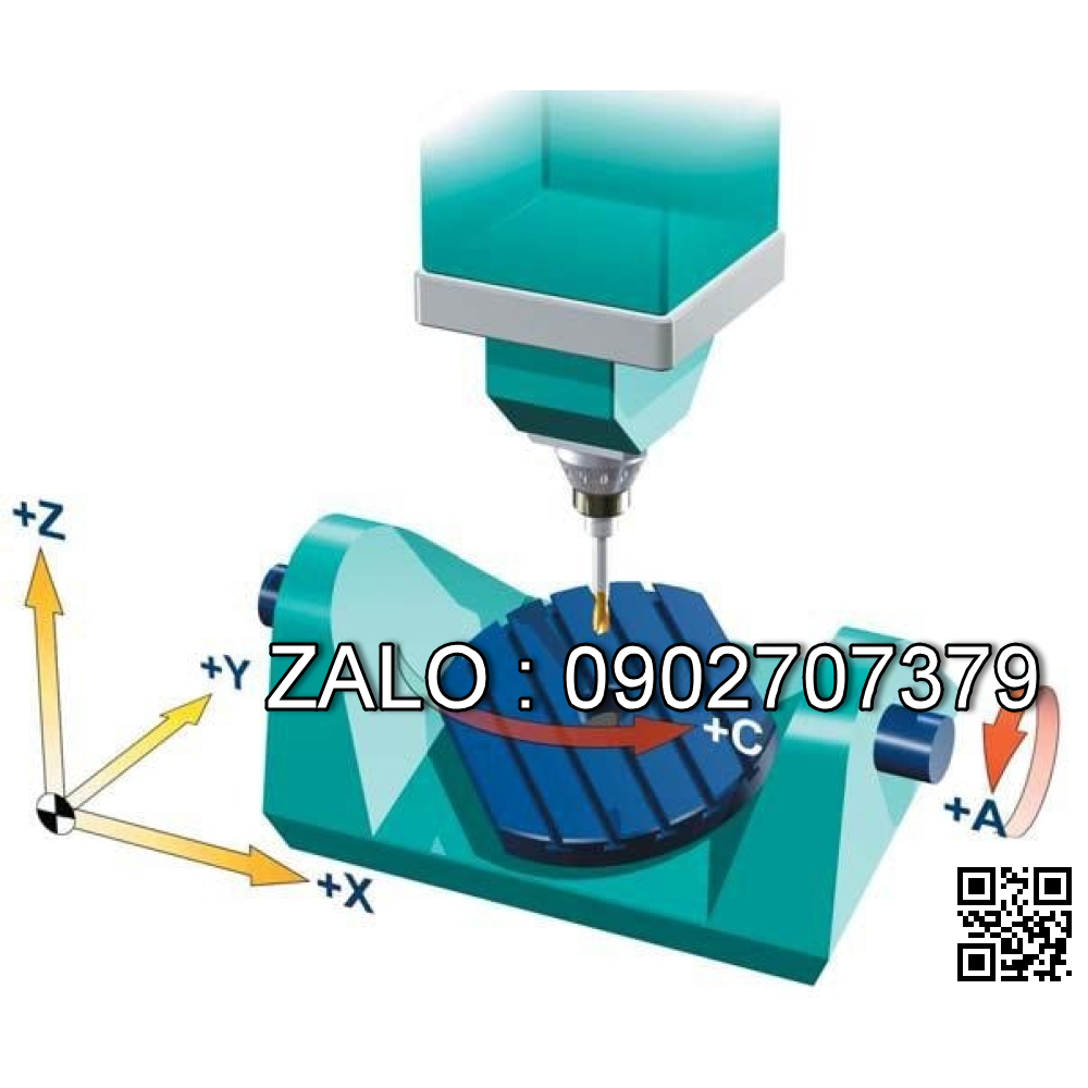 Trục kẹp trên trước máy nắn 5 trục NOF 1