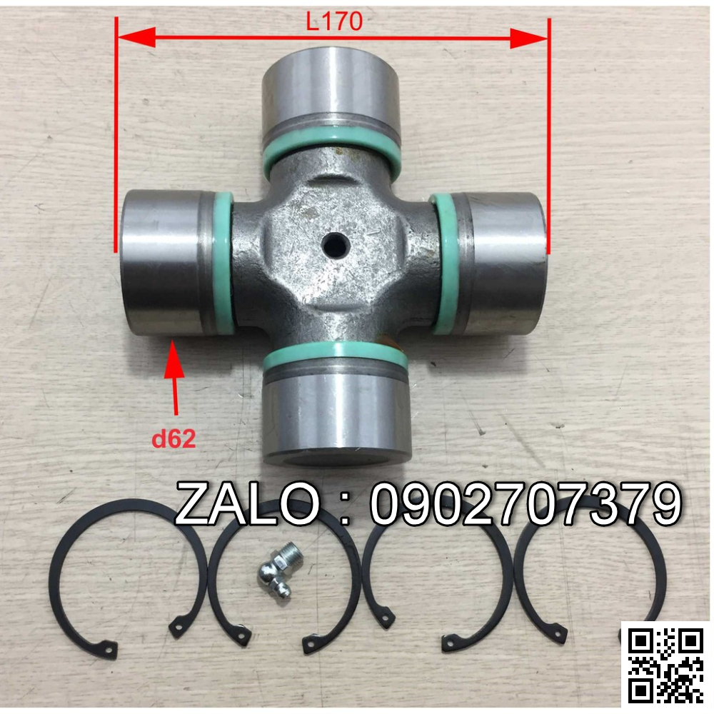 Vòng bi chữ thập 62x170
