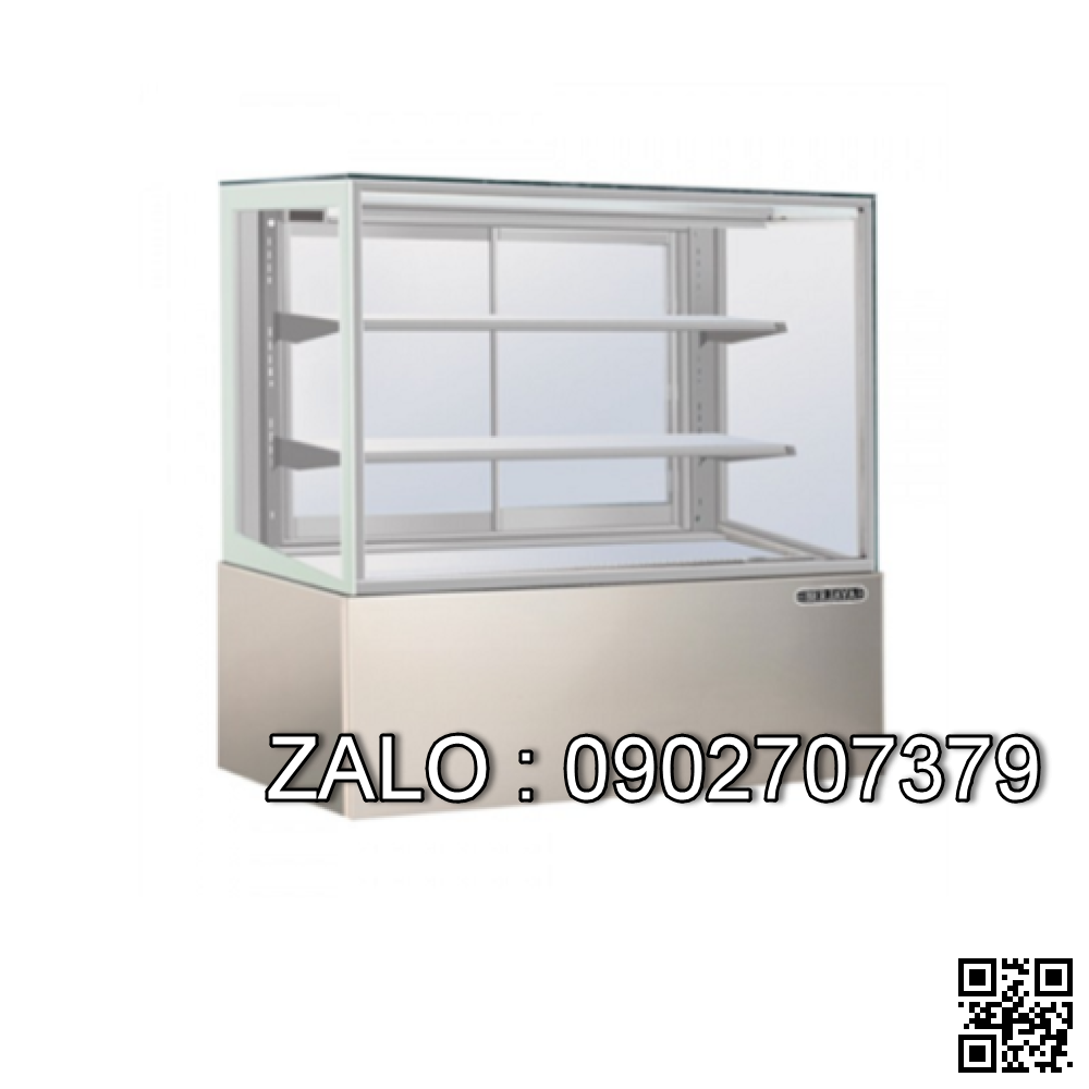 Tủ bánh kính vuông Okasu RCS-15SB13-3FB