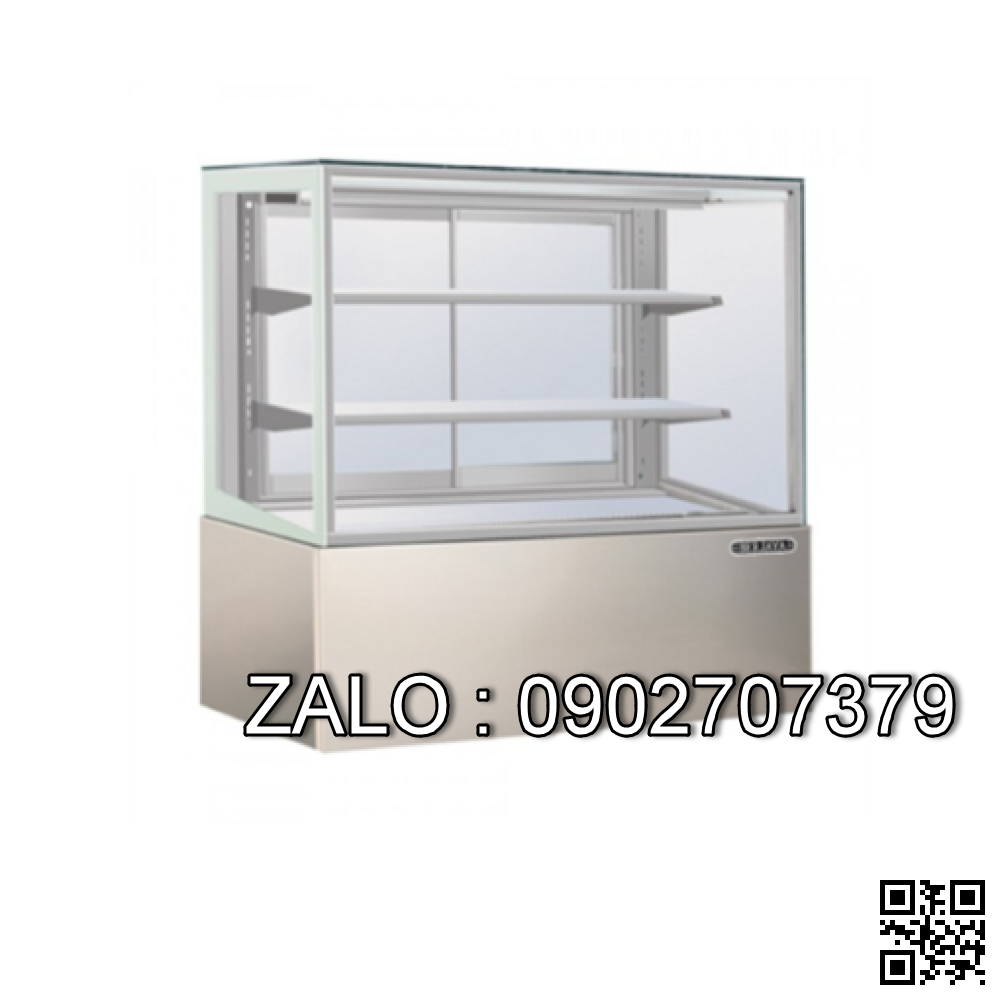 Tủ bánh kính vuông Okasu RCS-18SB13-2FB