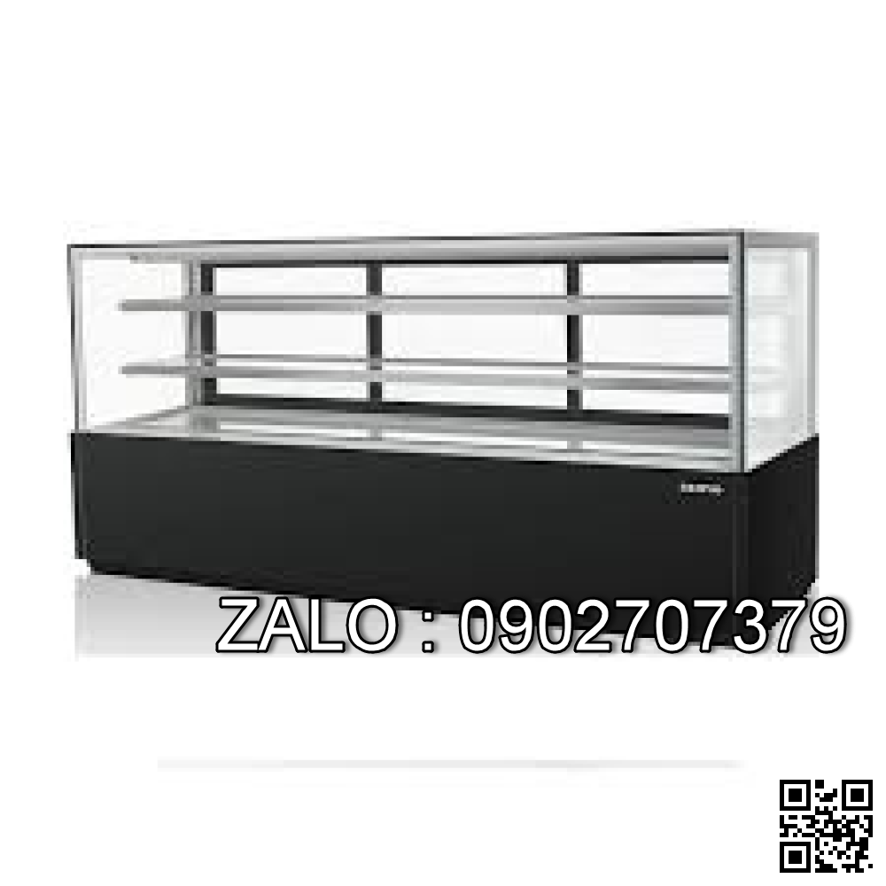 TỦ TRƯNG BÀY KÍNH VUÔNG 3 TẦNG SB2400-3RD