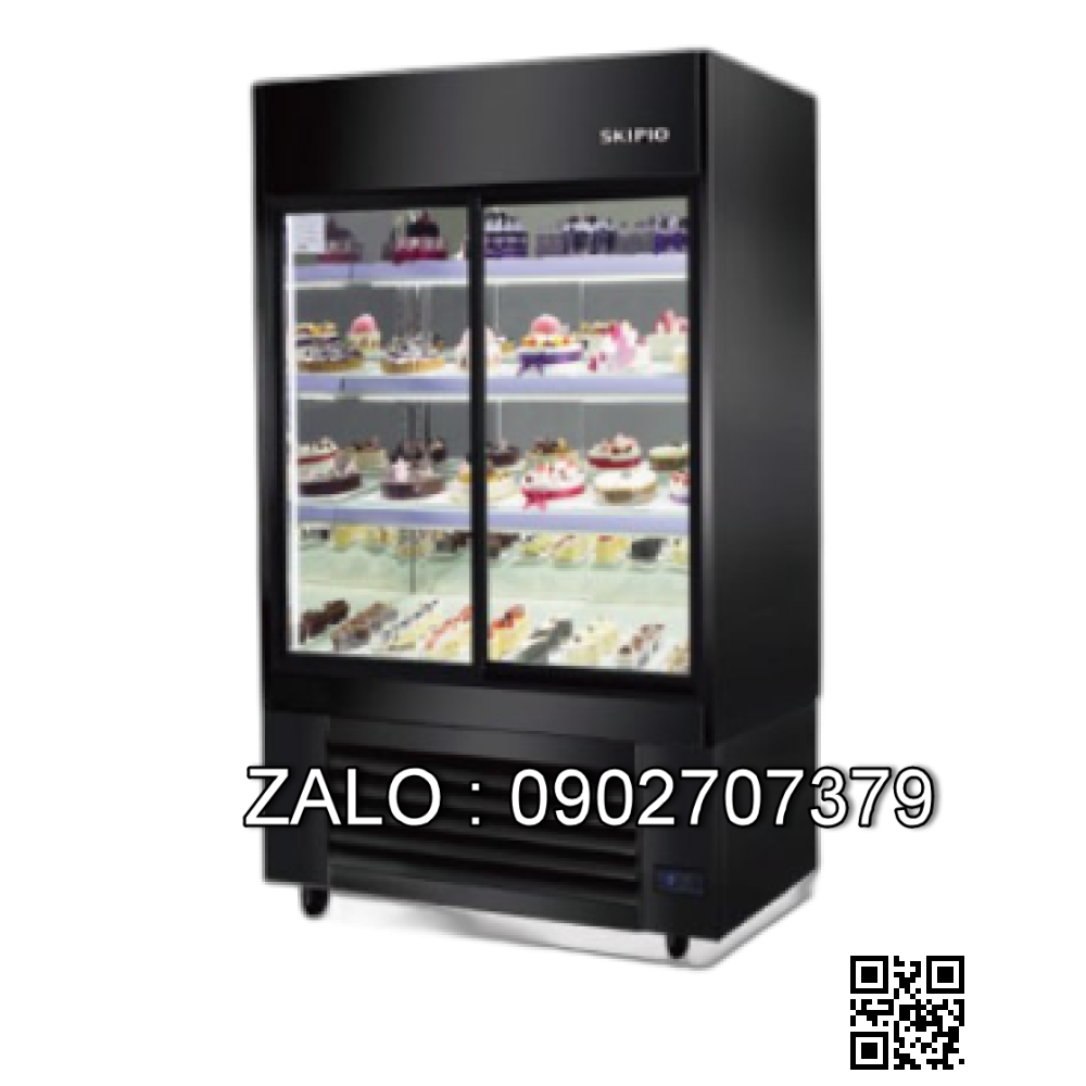 TỦ TRƯNG BÀY KÍNH VUÔNG 4 TẦNG SBH1500-4FD