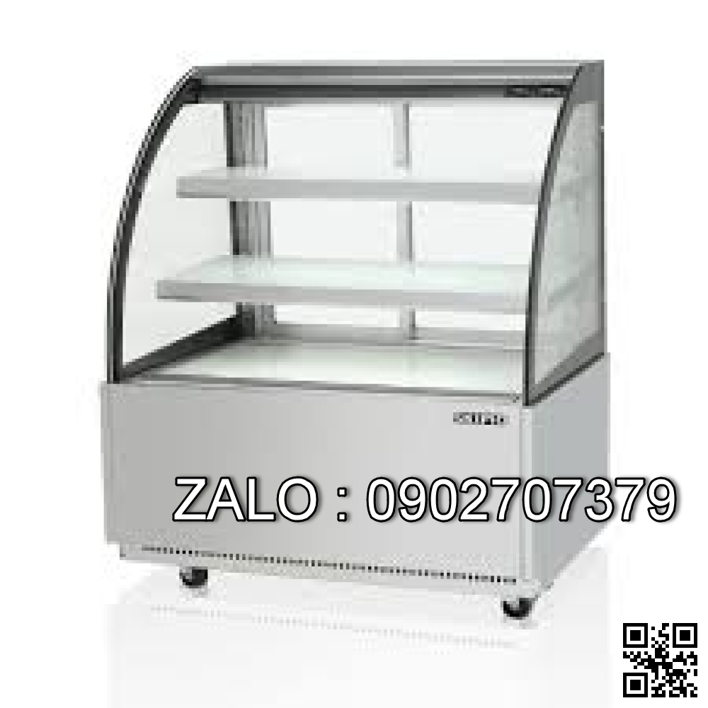 TỦ TRƯNG BÀY KÍNH CONG 3 TẦNG DÀI 1,2M SKIPIO SBR1200-3RD