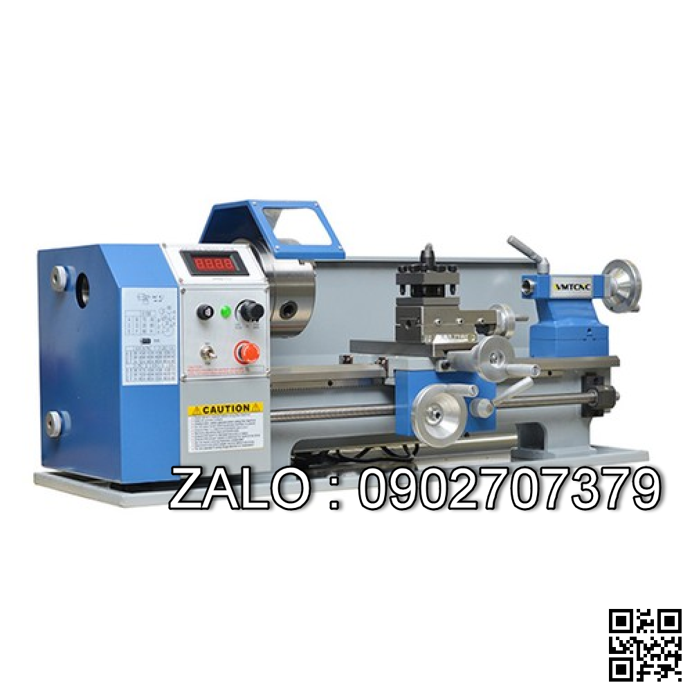 Máy tiện mini D210, chống tâm 400mm