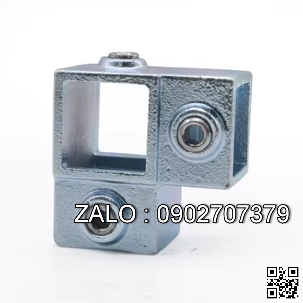 Khớp Nối Sắt 50x50mm Không Cần Hàn góc 4 chiều - 3 vít