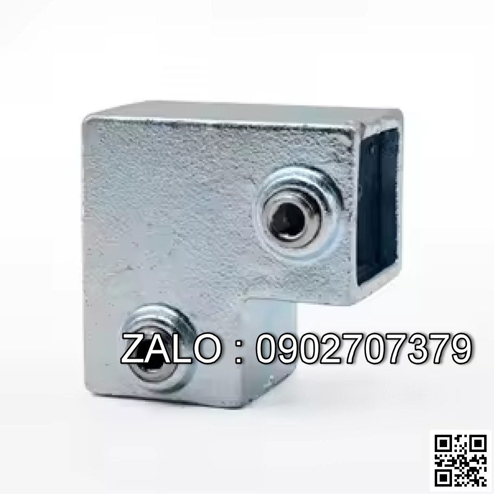Khớp Nối Sắt 50x50mm Không Cần Hàn góc 2 chiều - 2 vít