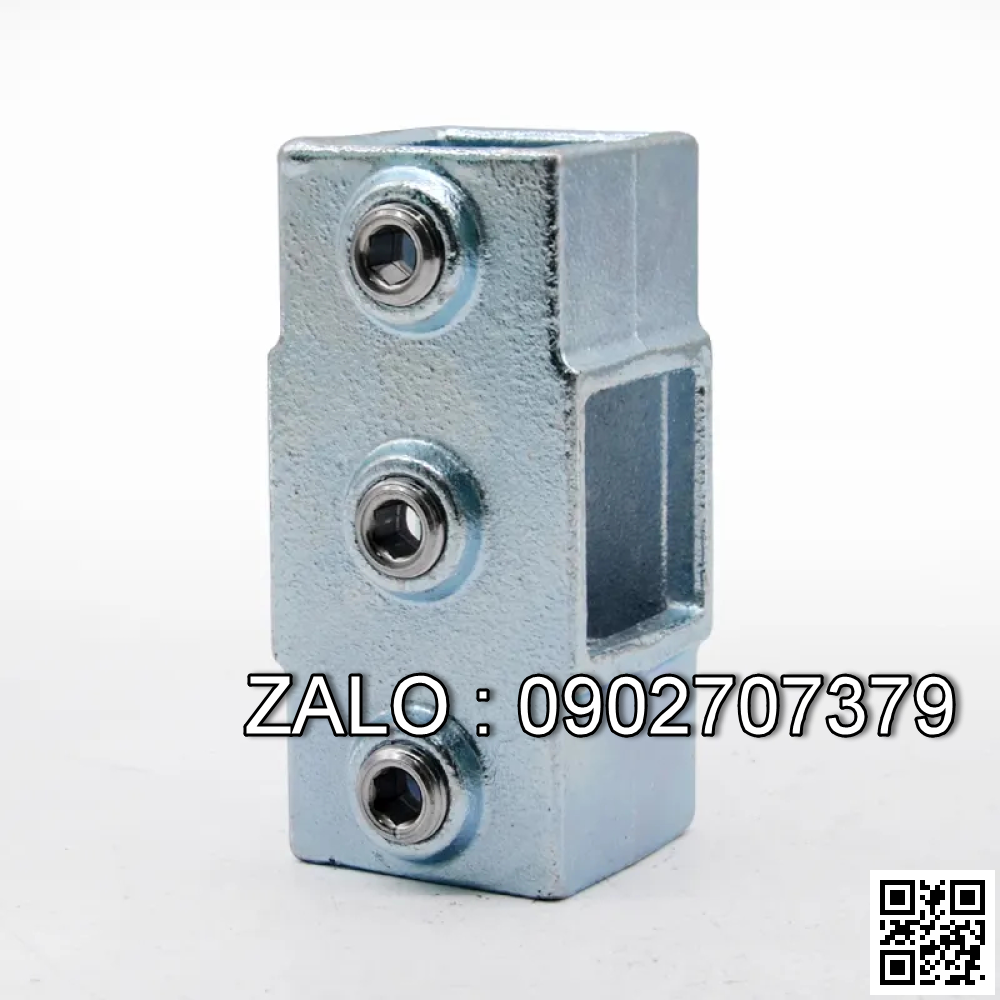 Khớp Nối Sắt 50x50mm Không Cần Hàn chữ T 3 chiều - 3 vít