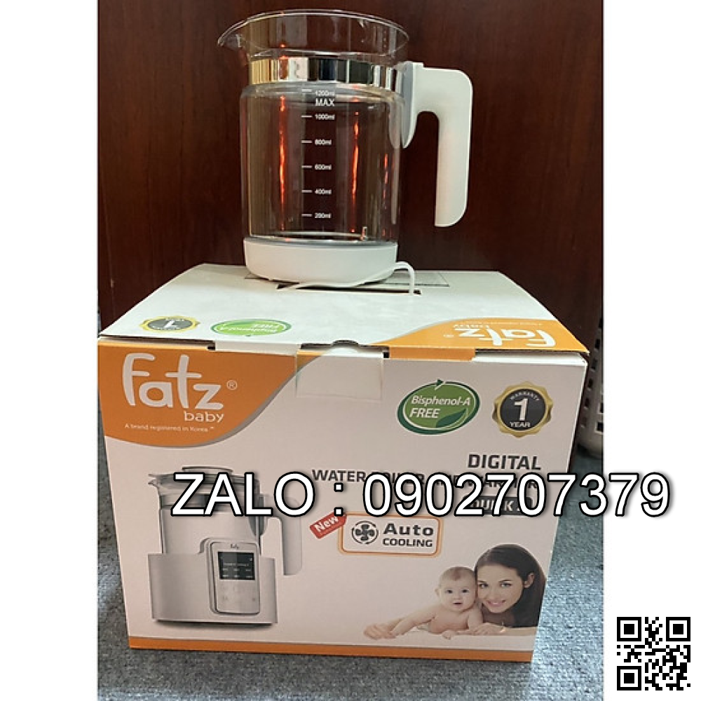 Fatz baby Bình Thuỷ Tinh Thay Thế Của Máy Hâm Nước Pha Sửa Quick 1200Ml