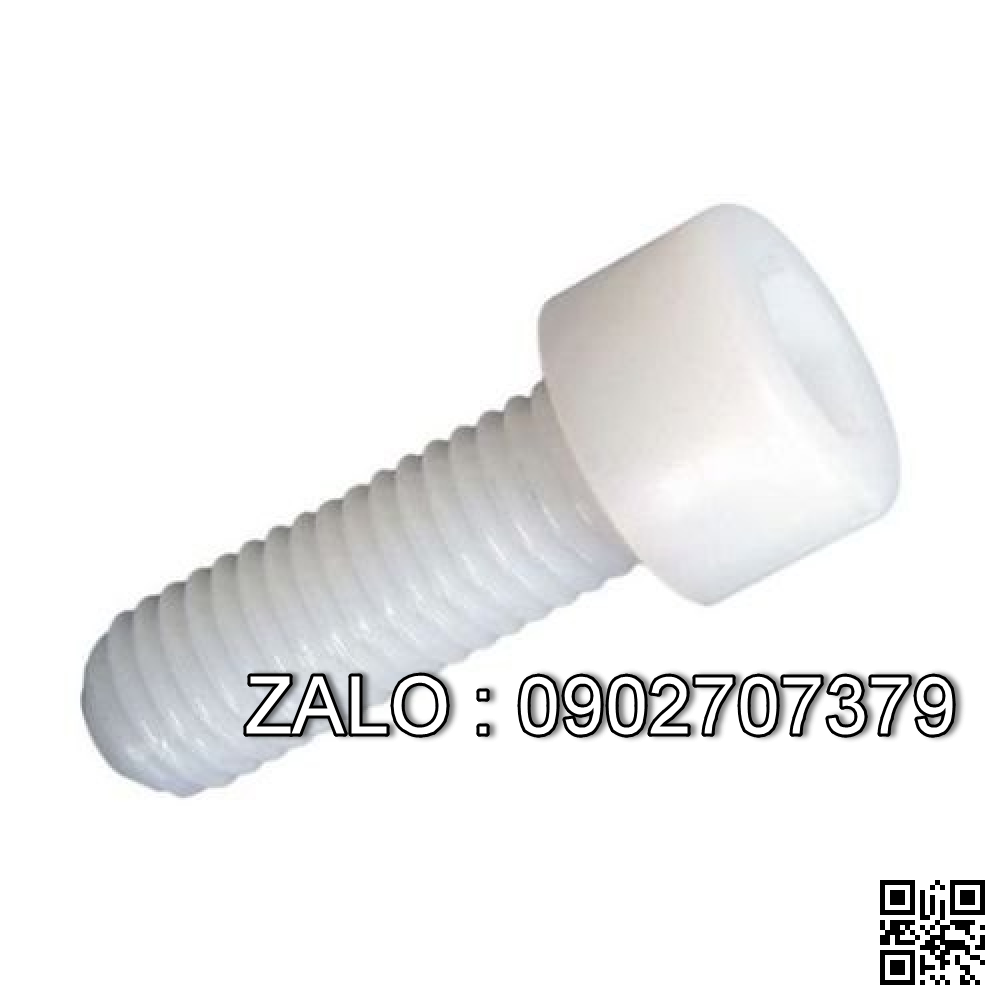 Bulong nhựa đầu lục giác chìm M3 ×0.5 × 20 mm