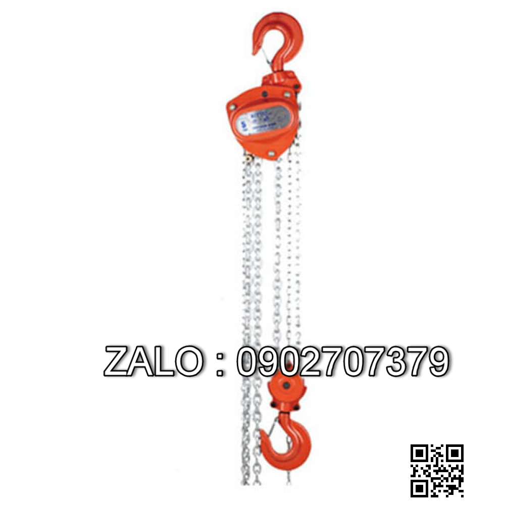 Palang Xích Kéo Tay NITTO 1 Tấn 5 Mét