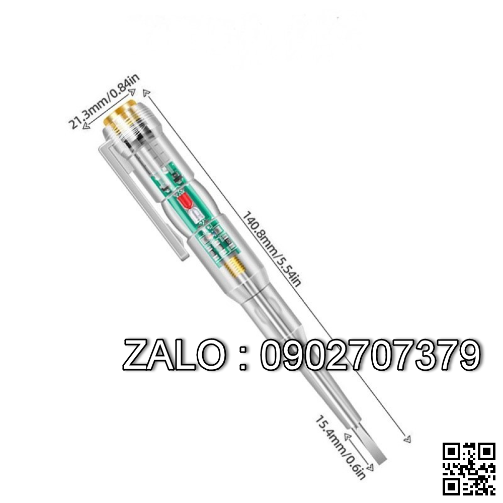 Bút thử điện cảm ứng thông minh đa chức năng tặng kèm pin