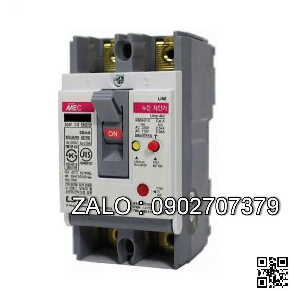 Aptomat chống giật LS ELCB 2P 6A 4.5kA RKP 1P+N