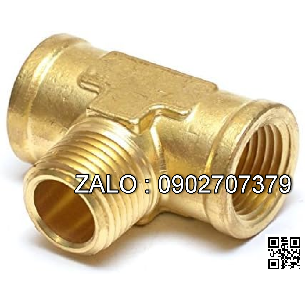 Tê (Tee) 1 ren ngoài , 2 ren trong thau phi 60