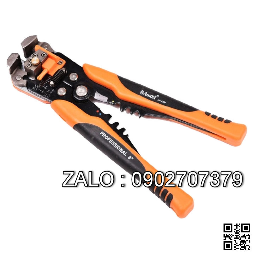 Kìm tuốt dây điện tự động 0.2-6mm
Asaki 8/200mm AK-0338