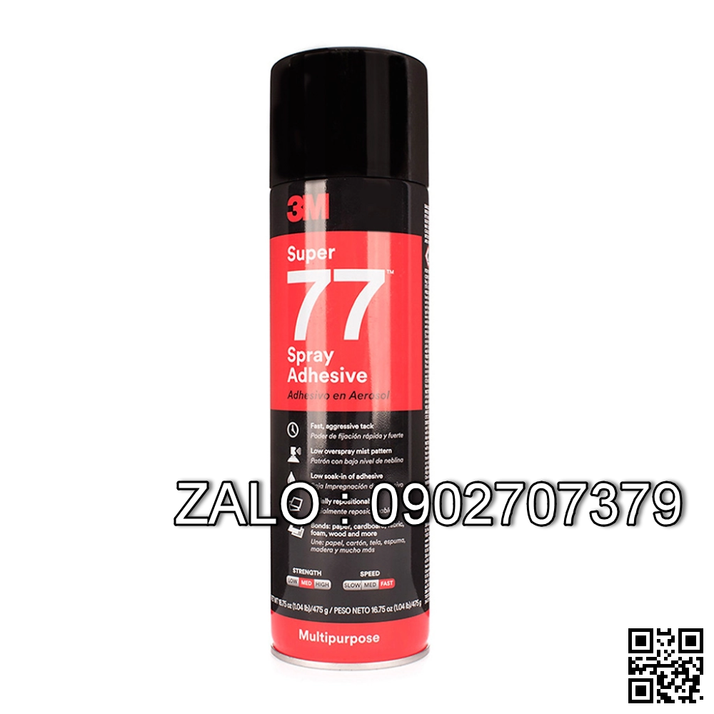 Keo dán vải, dán da 3M Super 77