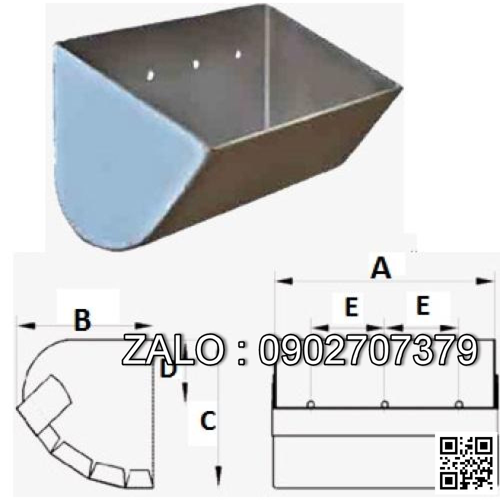 Gầu tải DW múc cát xi măng