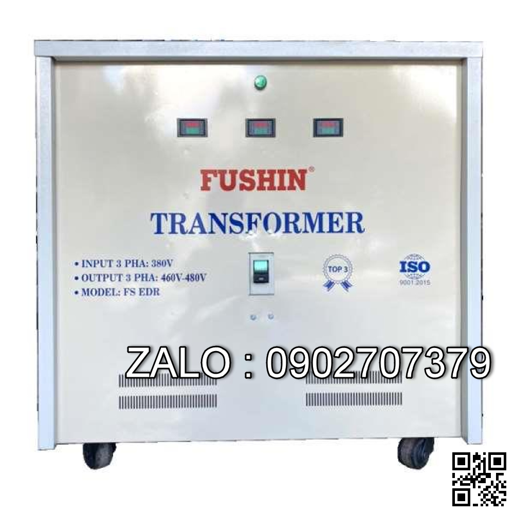 Biến tự ngẫu 3 pha 380V/460V-480V 120KVA - Dây đồng - Nhản hiệu : Fushin