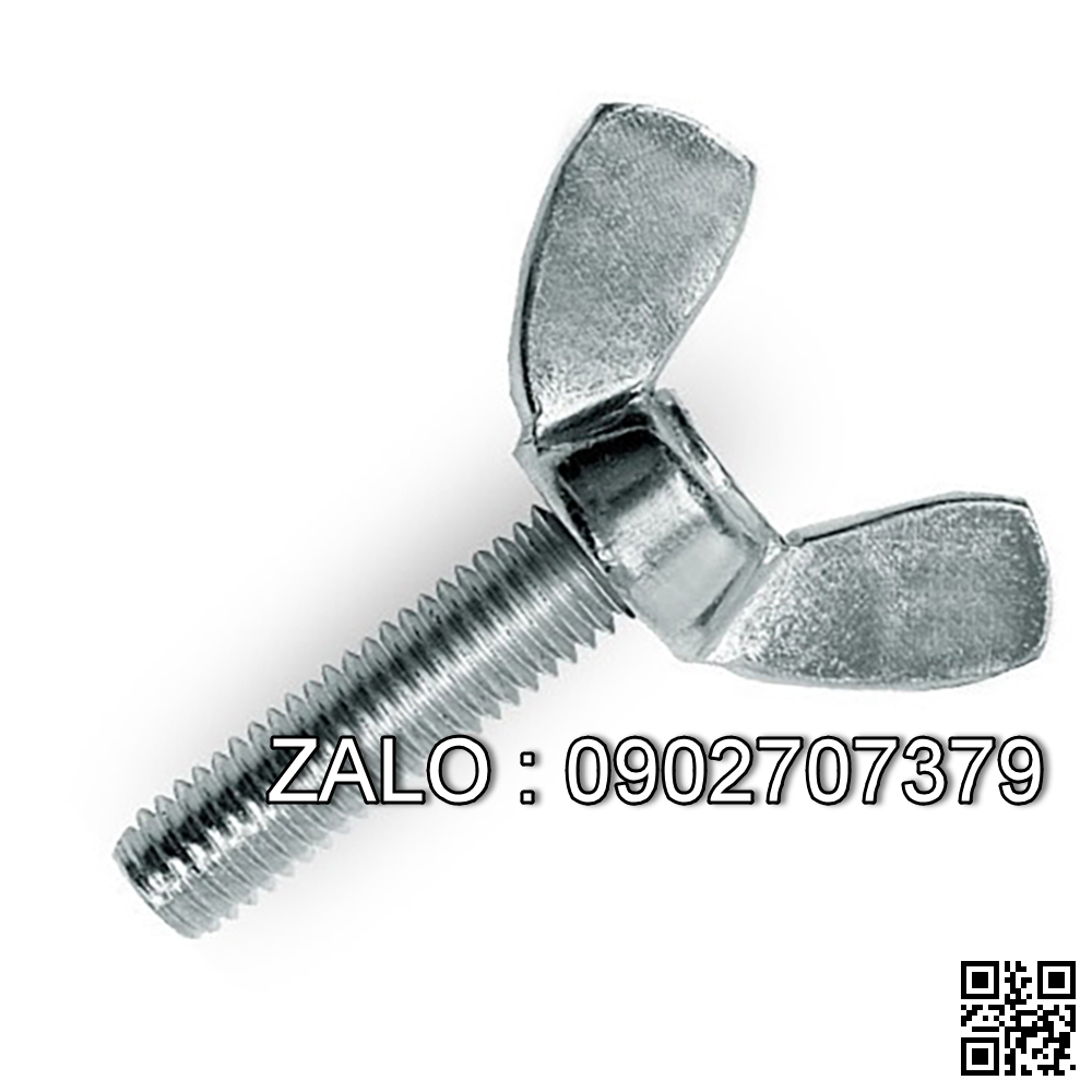 bulong cánh chuồn thép mạ kẽm M4x14