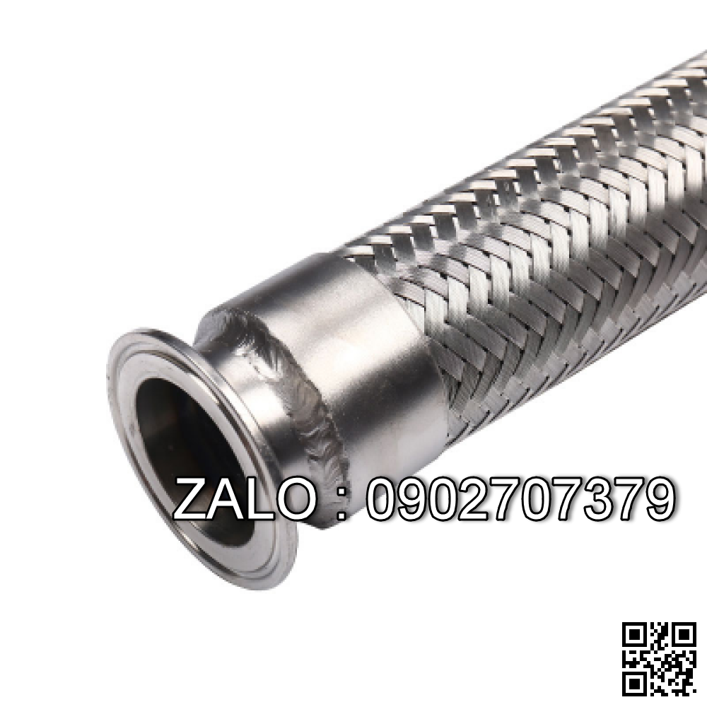 Ống mềm bọc inox phi 34x600mm