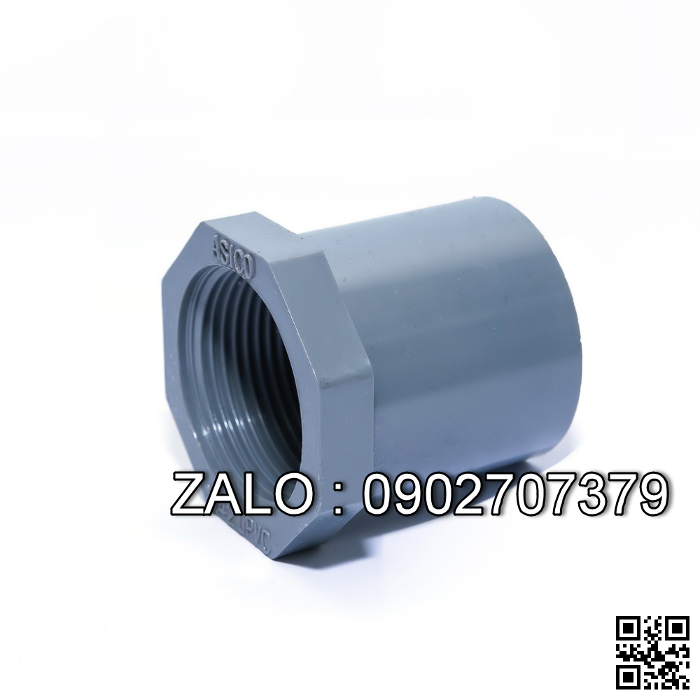 Măng sông  ren ngoài PVC DN32x1/2