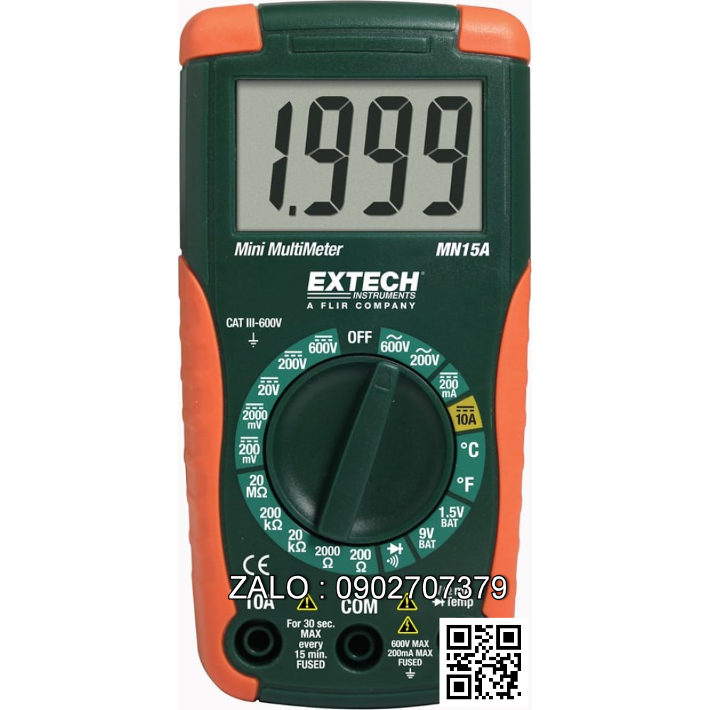 Đồng hồ vạn năng Extech MN15A