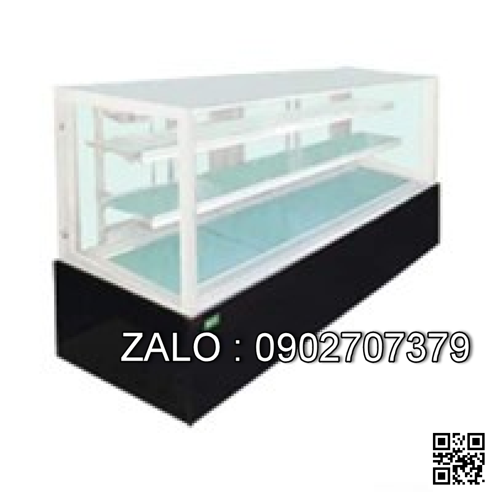 Tủ trưng bày bánh kem kính cong Okasu 3 tầng OKS-468A