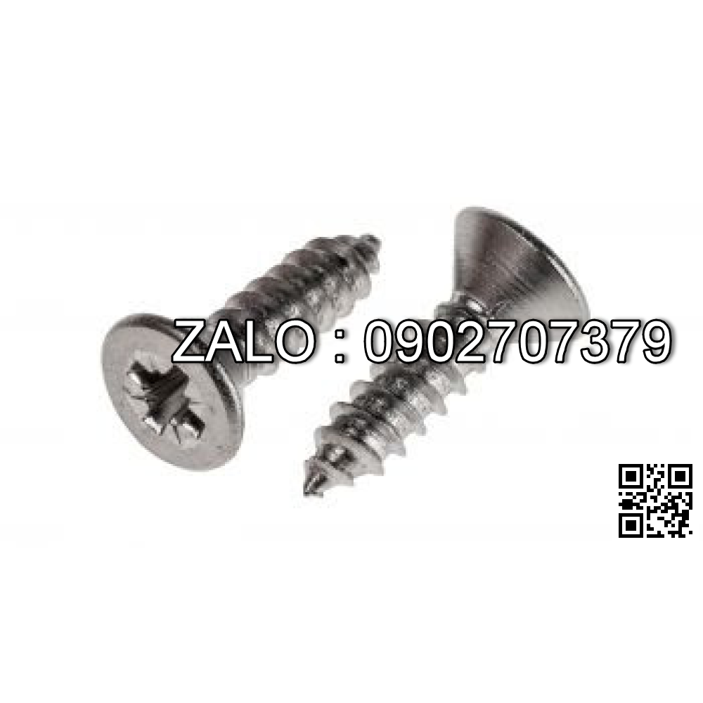 Vít gỗ, đầu bằng, M5x50 Sus304