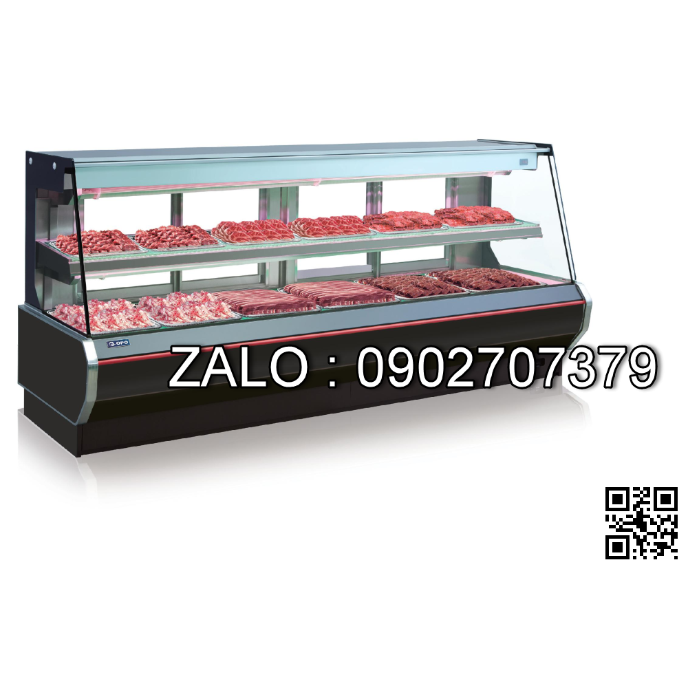 Tủ trưng bày thịt 2 ngăn OPO D1M1-12SF