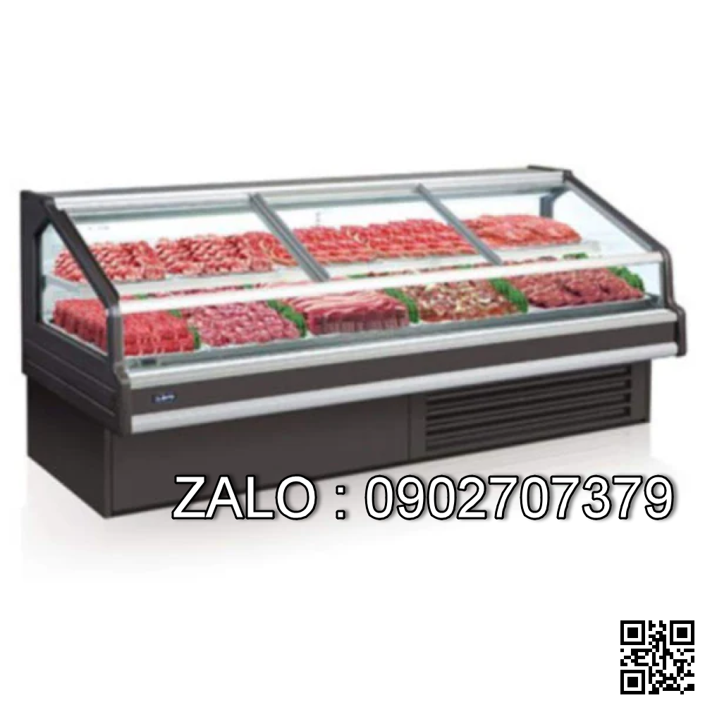 Tủ trưng bày thịt cửa kính trượt OPO SME0M2-06CS