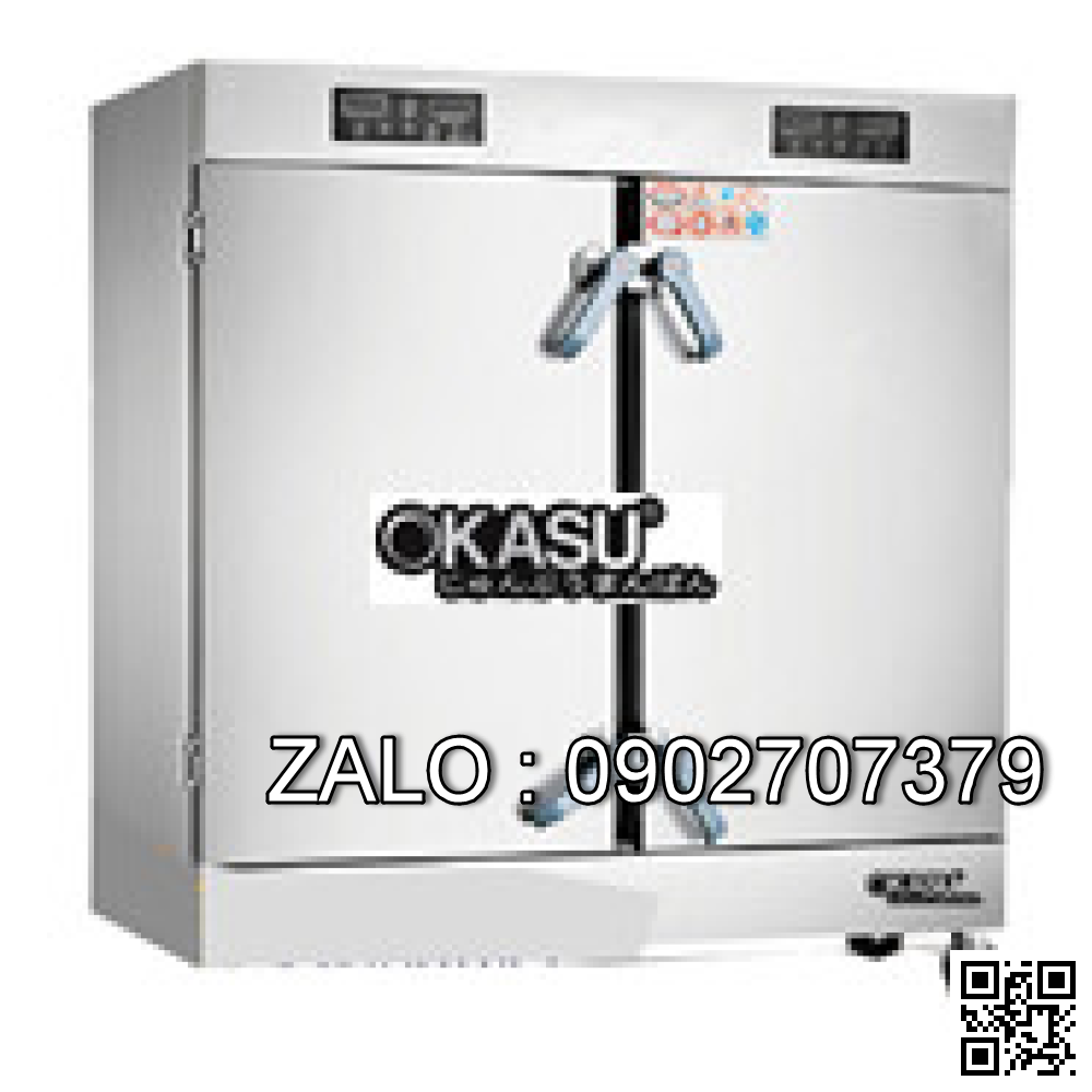 Tủ Nấu Cơm Điện 8 Khay Hẹn Giờ Atomat Và Chế Độ Ủ Giữ Nhiệt OKASU VI-D8KHU