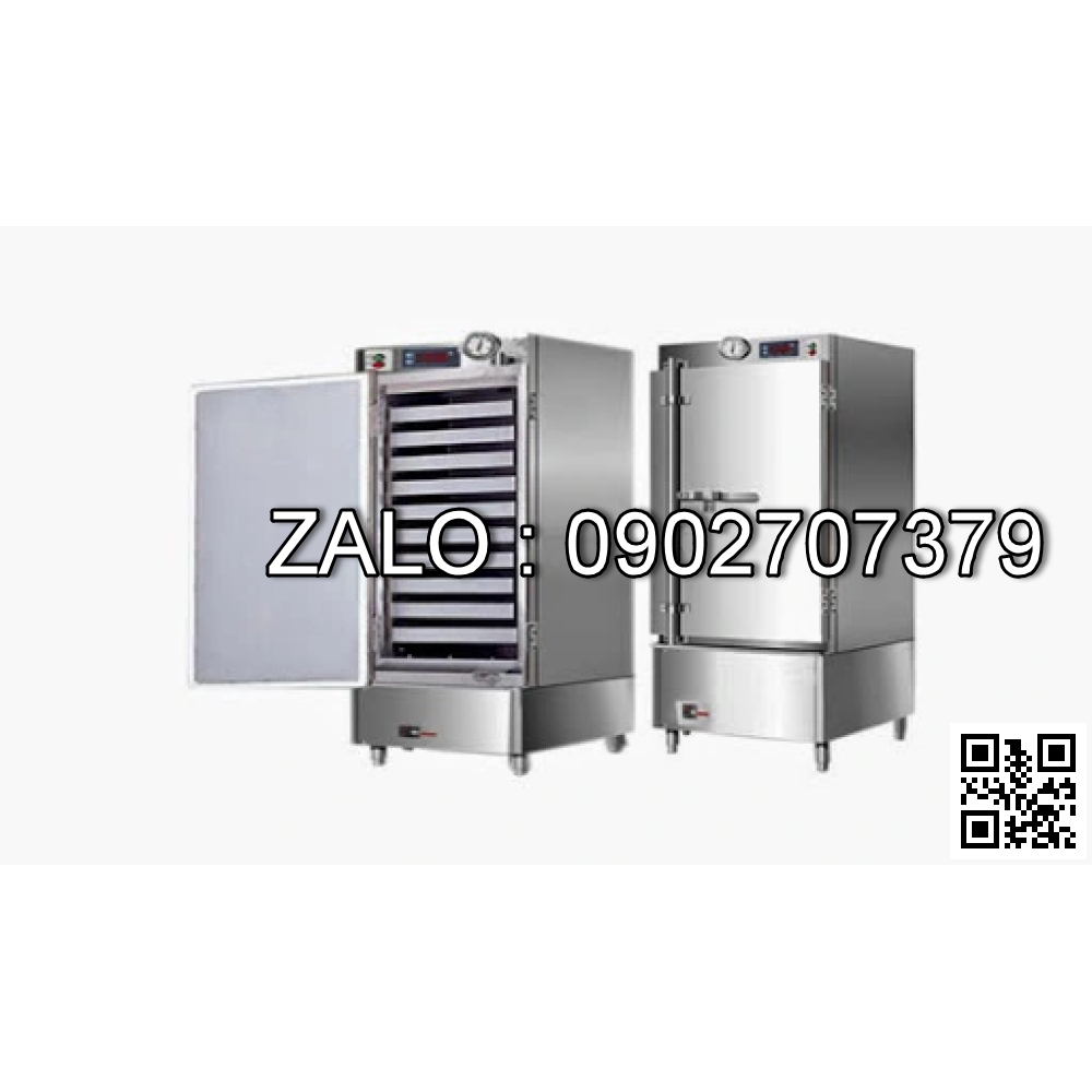 Tủ nấu cơm 10 khay dùng Gas nhập khẩu (30kg gạo/lần) KN-THTQG10K