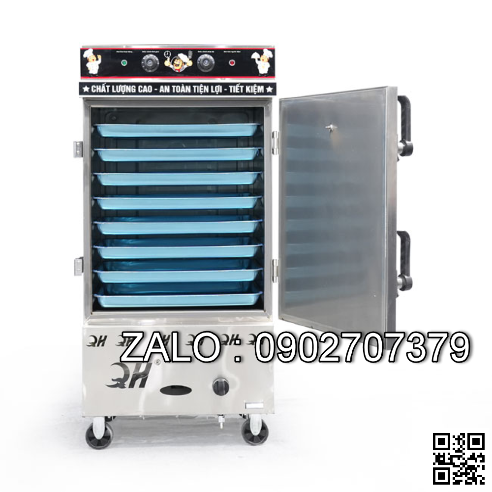 Tủ Cơm 12 Khay Điện Điều Khiển Cảm Ứng OKASU VNK12K-DB