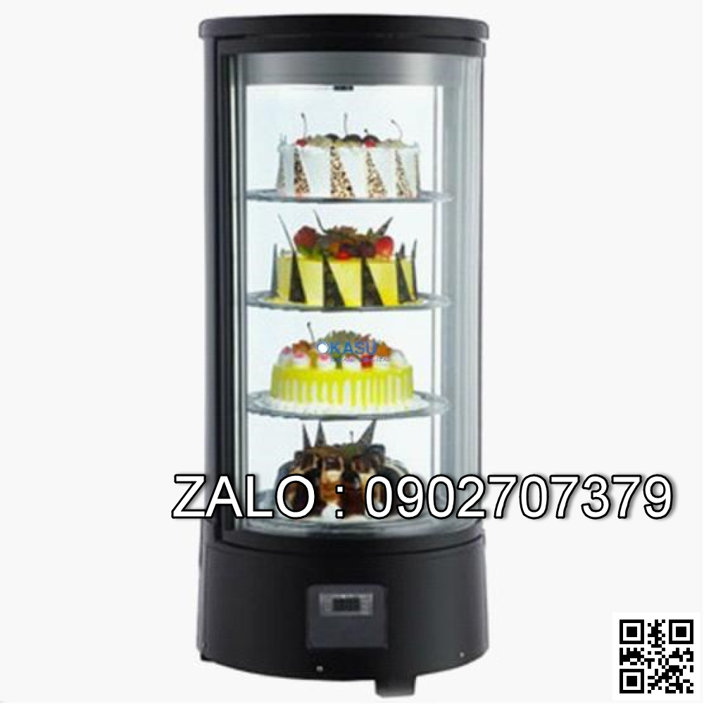 Tủ trưng bày bánh kem mini OKASU RTW-130L-2
