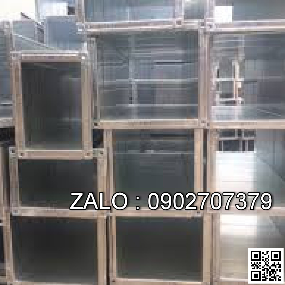 Ống gió vuông tôn mạ kẽm Hoa Sen 600x600mm, 0.58mm