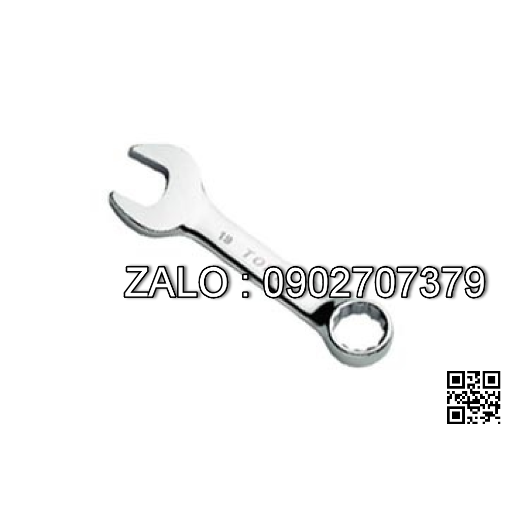 Cờ lê vòng miệng loại ngắn TOPTUL 10mm Mạ Crôm bóng AAAF1010