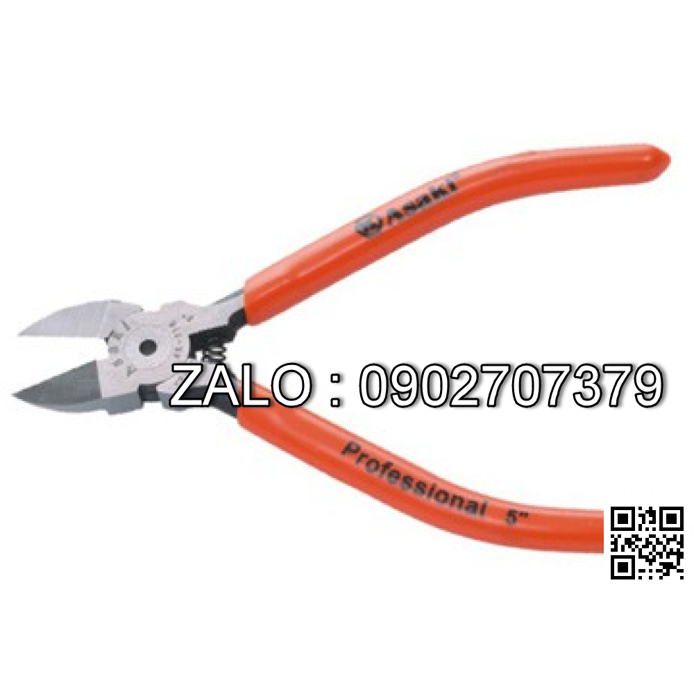 Kìm cắt mỏ chéo cán bọc nhựa Mạ
crom Asaki 6/150mm AK-8146